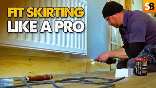 How To Fit Skirting Boards Like a Pro [upl. by Warfeld44]