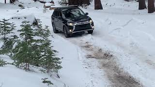 Mitsubishi Outlander off road redo of fire trail above pinecrest lake ca [upl. by Memory]