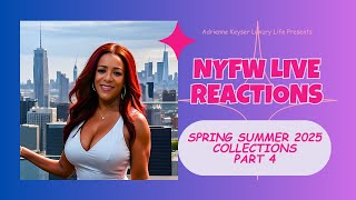 NYFW Spring Summer 2025 Collections Part 4 LIVE REACTION [upl. by Olds]