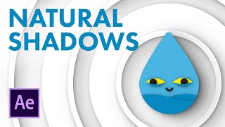 Natural Shadows in After Effects  Animation Tutorial [upl. by Aerahs]