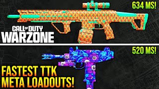 WARZONE Top 5 BEST TTK META LOADOUTS After Update WARZONE 3 Fastest TTK Weapons [upl. by Centeno]