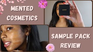 Mented Cosmetics Sample Pack Review [upl. by Onifled757]