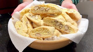 CANTUCCI ALLE MANDORLE – CANTUCCI TOSCANI  Ricetta facile e veloce  CANTUCCI ALMOND COOKIES [upl. by Assadah90]