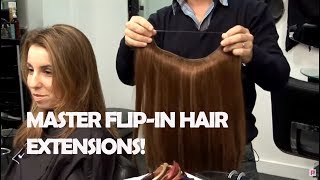 How To Use Flip In Hair Extensions [upl. by Heffron753]