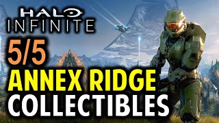 Annex Ridge All Collectibles Audio Logs amp Spartan Core Location  Halo Infinite [upl. by Tamera61]