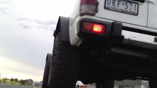 Nissan Patrol GQ 28 RD28 3 inch exhaust [upl. by Asinet]