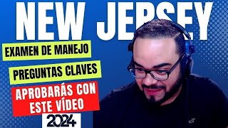 🔴 EXAMEN TEORICO DE MANEJO NEW JERSEY 2024 I Aprobarás con estas preguntas 🔥 🔥 🔥 [upl. by Moyer]