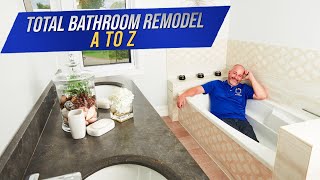 How to Remodel A Bathroom on a Budget  A to Z [upl. by Dnalro]