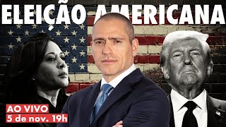 APURAÇÃO DA ELEIÇÃO AMERICANA  KAMALA HARRIS VS DONALD TRUMP  PROFESSOR HOC AO VIVO [upl. by Keverian]