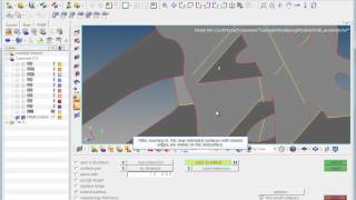 Creation of midsurfaces with HyperMesh  extend surface assembly [upl. by Lydia]