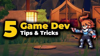 5 Game Dev Tips for Commercial Indie Game Development  Tips amp Tricks [upl. by Sara225]