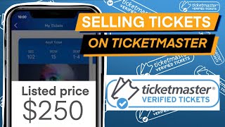 HOW TO LIST AND SELL TICKETS ON TICKETMASTER  THE COMPLETE GUIDE [upl. by Aisilef]