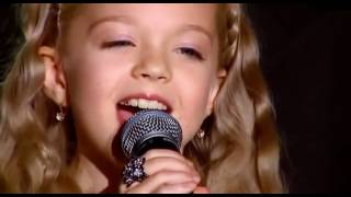 Anastasia Petrik 8years old amp Philip Kirkorov singing Snow English lyrics [upl. by Latvina]