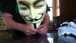 Guy Fawkes mask review [upl. by Durwin970]