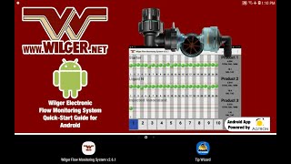 Wilger Electronic Flow Monitoring System  Quick Start App Setup [upl. by Nylynnej873]