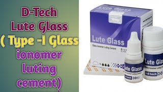 D Tech Luting GIC unboxingType l glass ionomer cementDental Bharat [upl. by Abebi988]