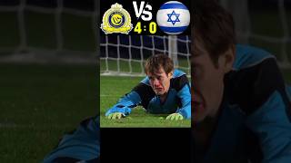 Ronaldo Cried For Great Goalkeeper  Al Nassr Vs Israel Imaginary Football Penalty shootout shorts [upl. by Yancy]