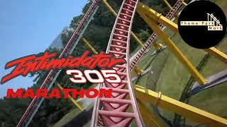 Intimidator 305 Marathon  Kings Dominion 4K HD POV  MayJune 2023 [upl. by Rebmat]