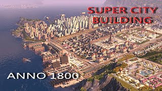 Anno 1800 First Time Building Crown Falls  Super Map Timelapse [upl. by Brathwaite]