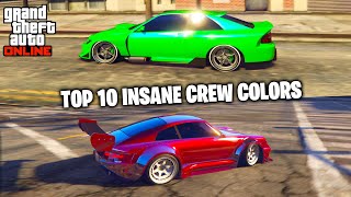 BEST 3D MODDED CREW COLORS IN GTA 5 ONLINE [upl. by Pancho921]