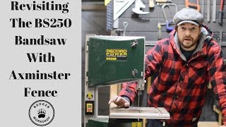 Record Power BS250 Bandsaw with Axminster Fence [upl. by Malcolm480]