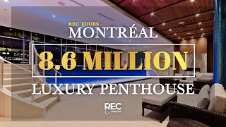 Montreal Penthouse  86 Million Dollar Ritz Carlton Residence [upl. by Diao602]