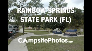 Rainbow Springs State Park Florida Campsite Photos [upl. by Lauralee]