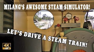 Milang Railway Museums Awesome Steam Train Simulator [upl. by Nnylyt]