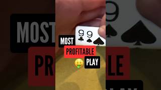 most PROFITABLE play in poker 👀💰 poker pokerhand pokerhands [upl. by Arikehs]