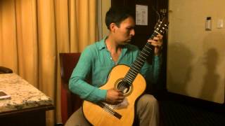 Classical Guitar Corrente from Partita BWV 1013 by JS Bach [upl. by Eserahc]