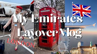 A day in the LIFE of an EMIRATES Cabin Crew ✈️  From START to FINISH  24 Hours In London ✨ Vlog ✨ [upl. by Aseen]