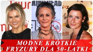 Modne krótkie fryzury dla 50 latki [upl. by Dow673]