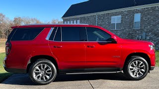 2023 Chevrolet Tahoe LS Radiant Red Tint Coat [upl. by Aidroc]