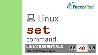 Linux set command summary with examples [upl. by Inaboy974]