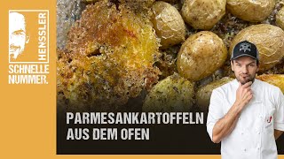 Schnelles Parmesankartoffeln aus dem Ofen Rezept von Steffen Henssler  Günstige Rezepte [upl. by Oicram]