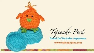 Pollitos tejidos en crochet amigurumi Parte 2 [upl. by Bonaparte]