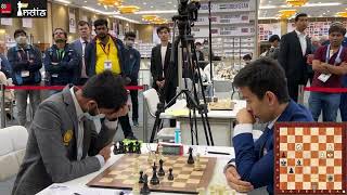 Gukesh D vs Nodirbek Abdusattorov Final Moments Olympiad 2022 [upl. by Asyle]