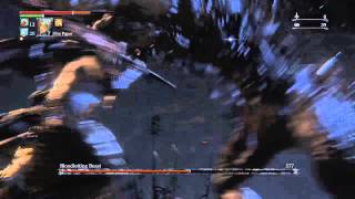 Bloodborne  Ihyll Bloodletting Beast vs Ludwigs Holy Sword [upl. by Annekahs969]