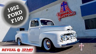 Counts Kustoms Reveals a 52 Ford F100 at SEMA 2023 [upl. by Nij340]