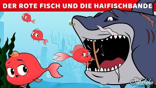 Der Rote Fisch Und Die Haifischbande  Märchen für Kinder  Gute Nacht Geschichte [upl. by Enirac902]