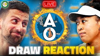 Djokovic Easy Draw  Australian Open 2024 LIVE Draw Reaction [upl. by Aliuqa235]