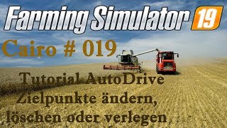 🚜 LS19 Tutorial Autodrive Zielpunkte löschen oder verlegen [upl. by Neeneg]