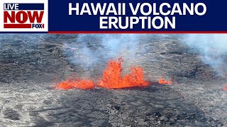 WATCH Hawaii’s Kilauea volcano erupting again  LiveNOW from FOX [upl. by Eimmaj840]