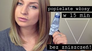 FARBOWANIE WŁOSÓW  POPIELATE WŁOSY ✩ tonowanie włosów BEZ ROZJAŚNIANIA ThePinkRook [upl. by Manson887]