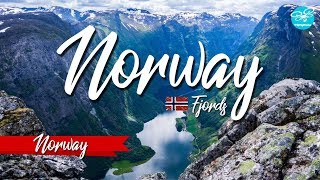 Fjords of Norway  Drone aerial footage [upl. by Neyr263]