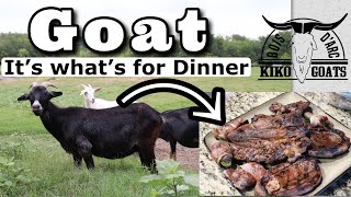 Goat Meat  From Farm To Plate  Kiko Meat Goats  Cooking amp Eating Goat Meat [upl. by Home]