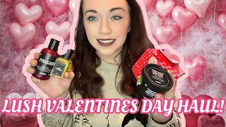 BIG LUSH VALENTINE’S DAY HAUL  2024  AMAZINGGG PRODUCTS [upl. by Leimaj]