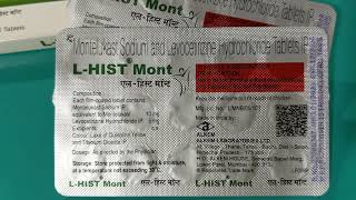 Montelukast sodium and Levocetirizine hydrochloride Tablets Uses  L Hist Mont Tablet [upl. by Ynnep]