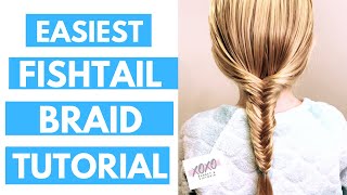 Easiest Fishtail Braid Ever [upl. by Cirre]