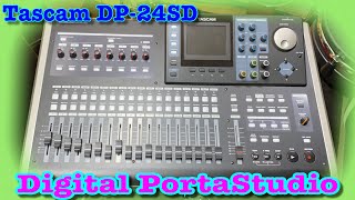 Tascam DP24SD Digital PortaStudio  Improv Recording  See Description 👇🏼 [upl. by Hazlett]